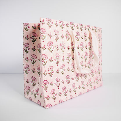 Medium Blush Floral Gift Bag