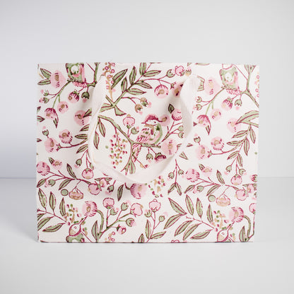 Medium Blush Floral Gift Bag