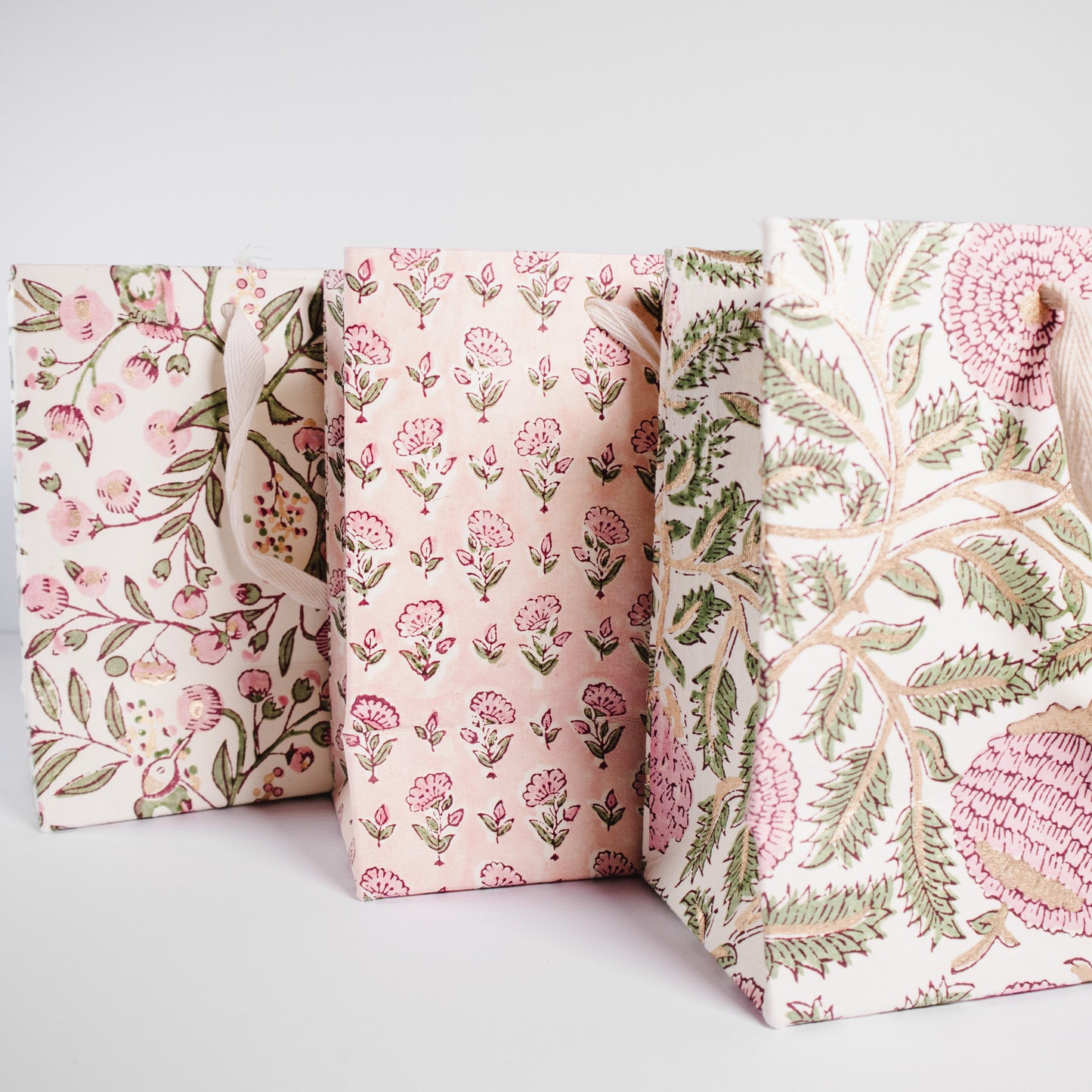 Medium Blush Floral Gift Bag
