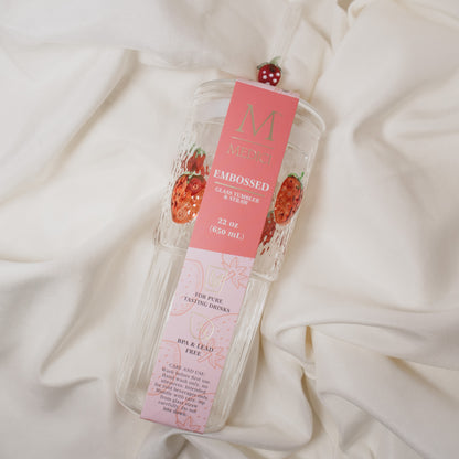 Strawberry Glass Tumbler