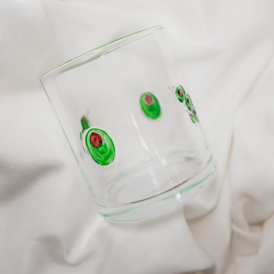 Martini Olive Juice Glass
