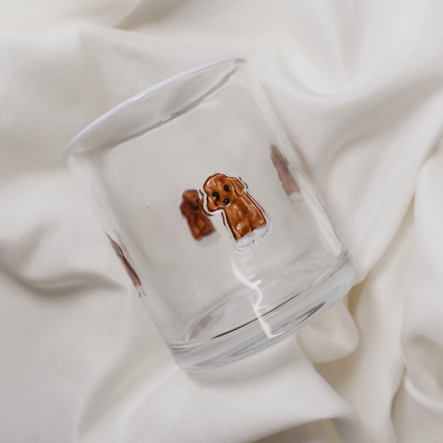 Doodle Dog Juice Glass