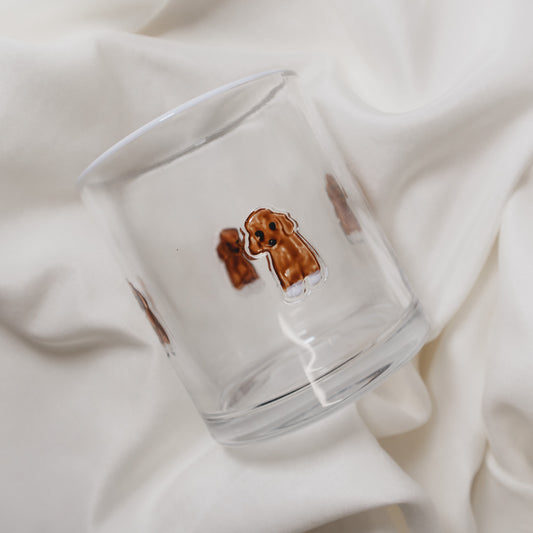 Doodle Dog Juice Glass