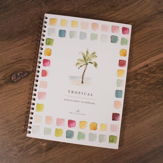 Tropical Watercolor Workbook