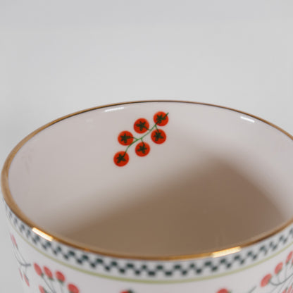 Tomato Check Oversized Mug