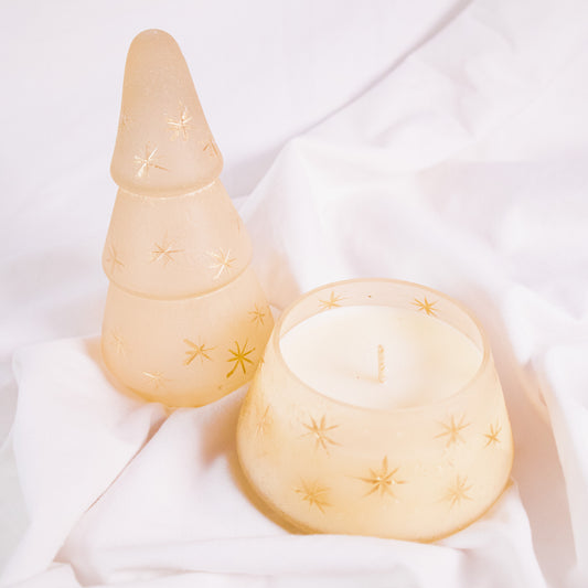 Winter White Tree Candle