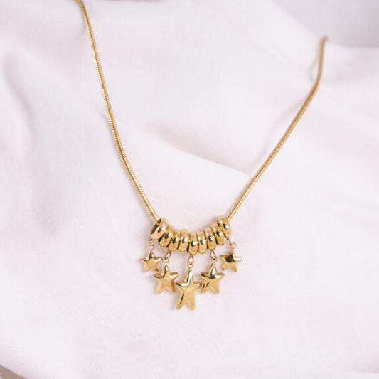 Gold Star Charm Necklace