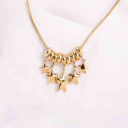 Gold Star Charm Necklace