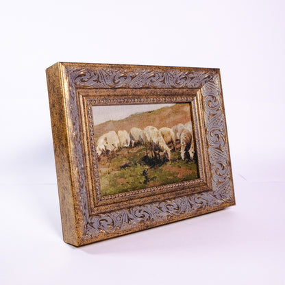 Sheep Landscape Framed Wall Art