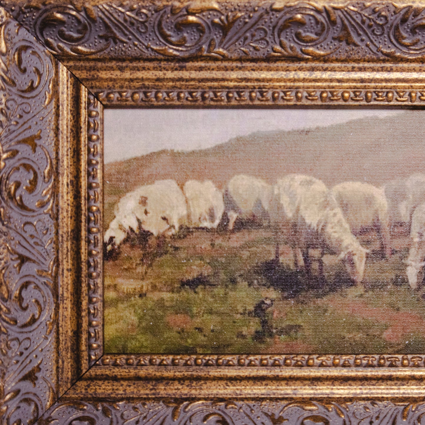 Sheep Landscape Framed Wall Art