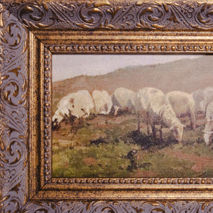 Sheep Landscape Framed Wall Art