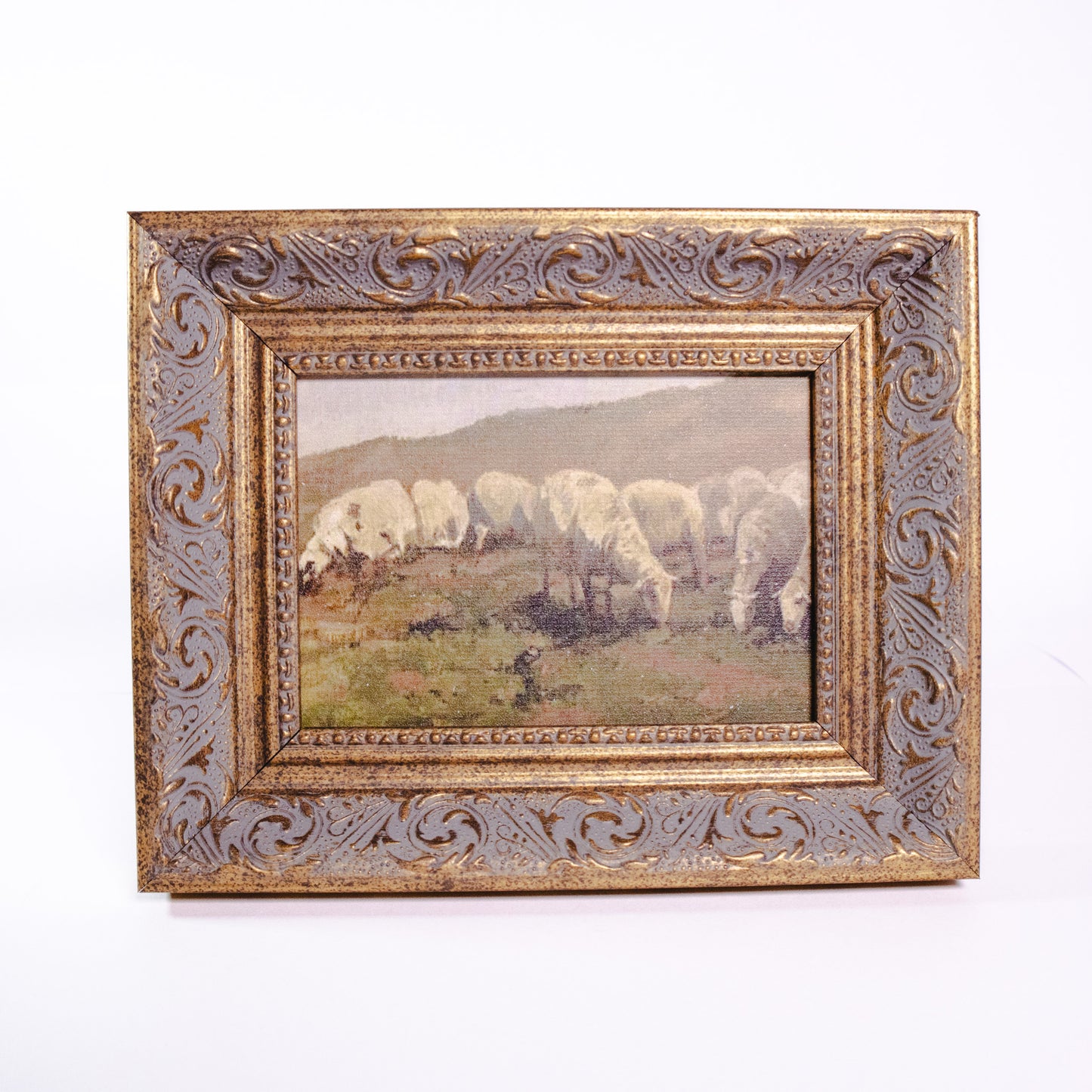 Sheep Landscape Framed Wall Art