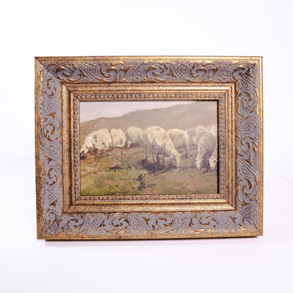 Sheep Landscape Framed Wall Art