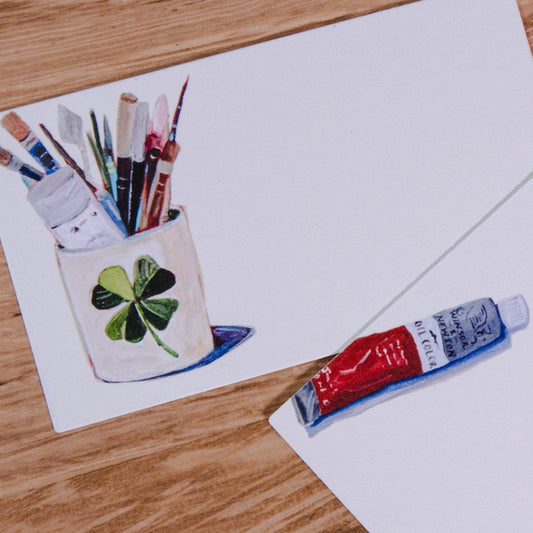 Paintbrushes Calling Cards