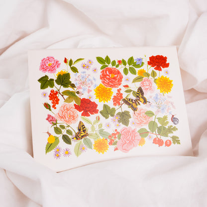 Garden Floral Thank You Card Box