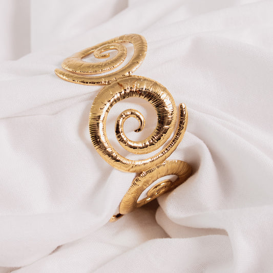 Spiral Cuff Bracelet