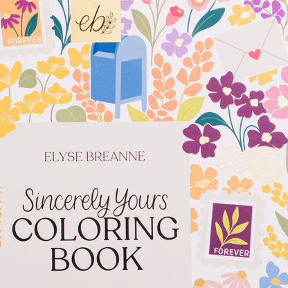 Sincerely Yours Coloring Book