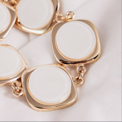 Pearl Inlay Chain Bracelet