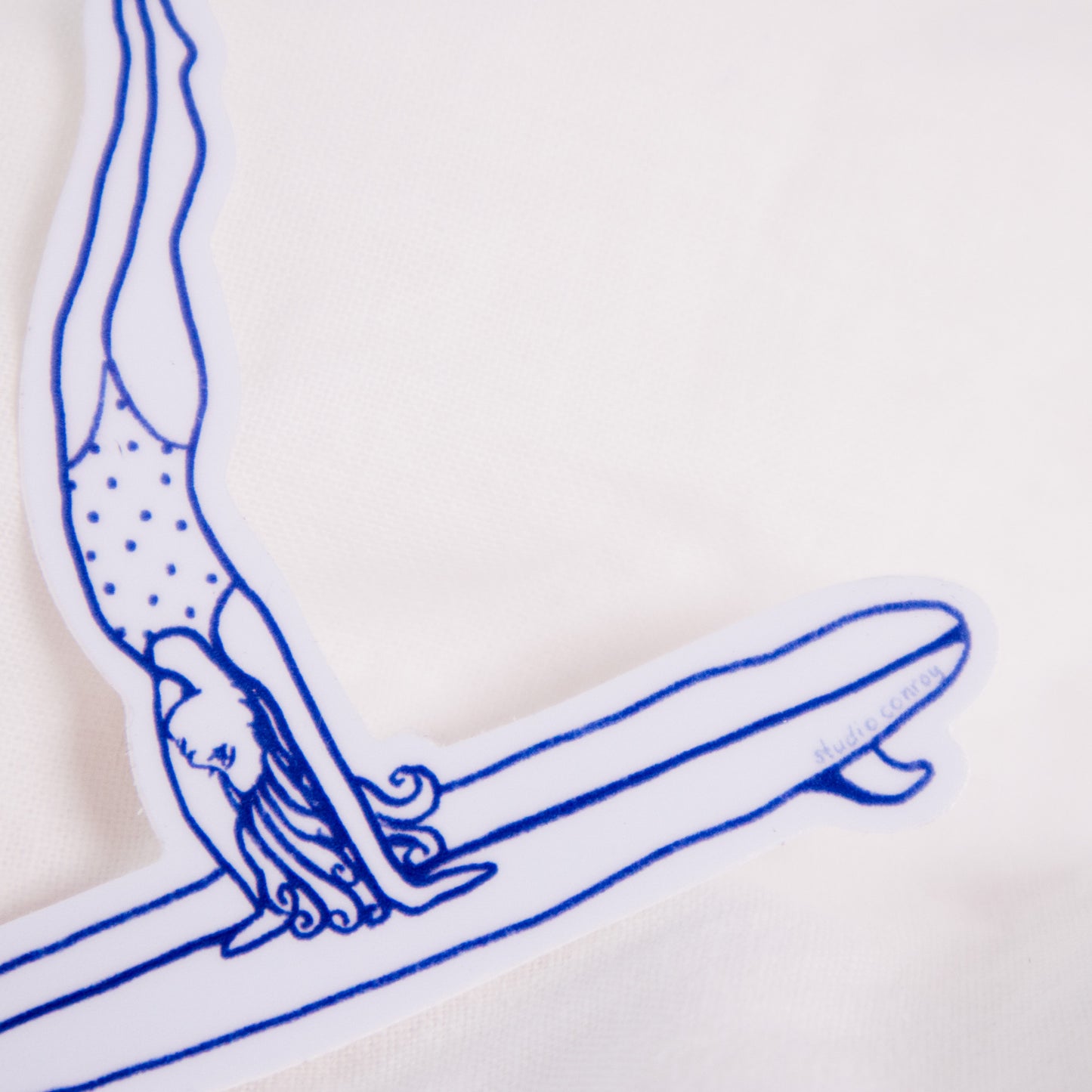 Surf Girl Vinyl Sticker