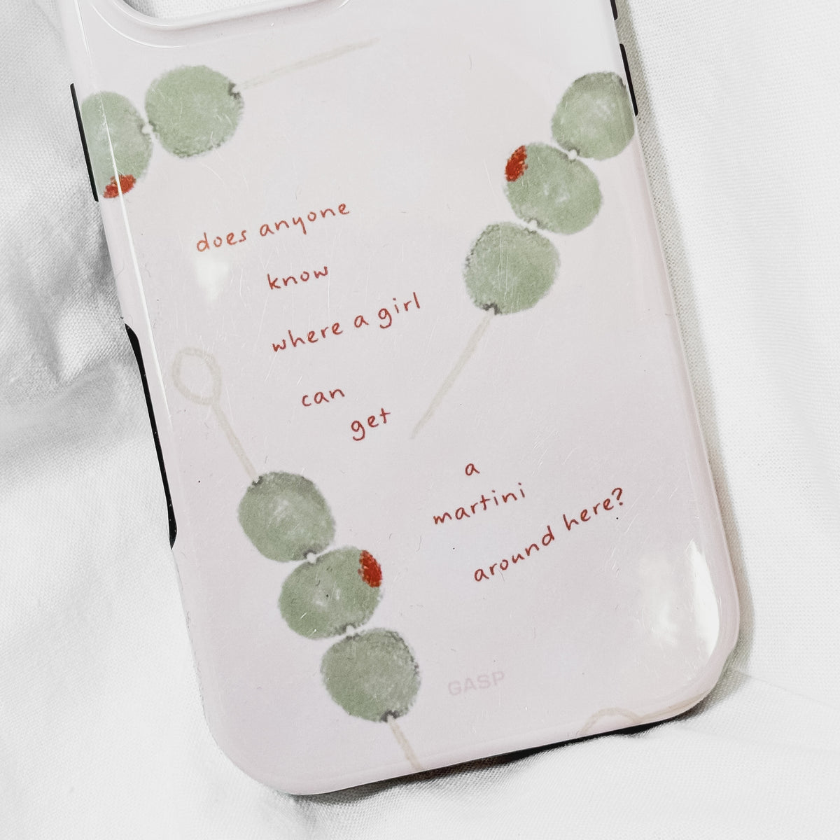 Girls Want Martinis iPhone Case