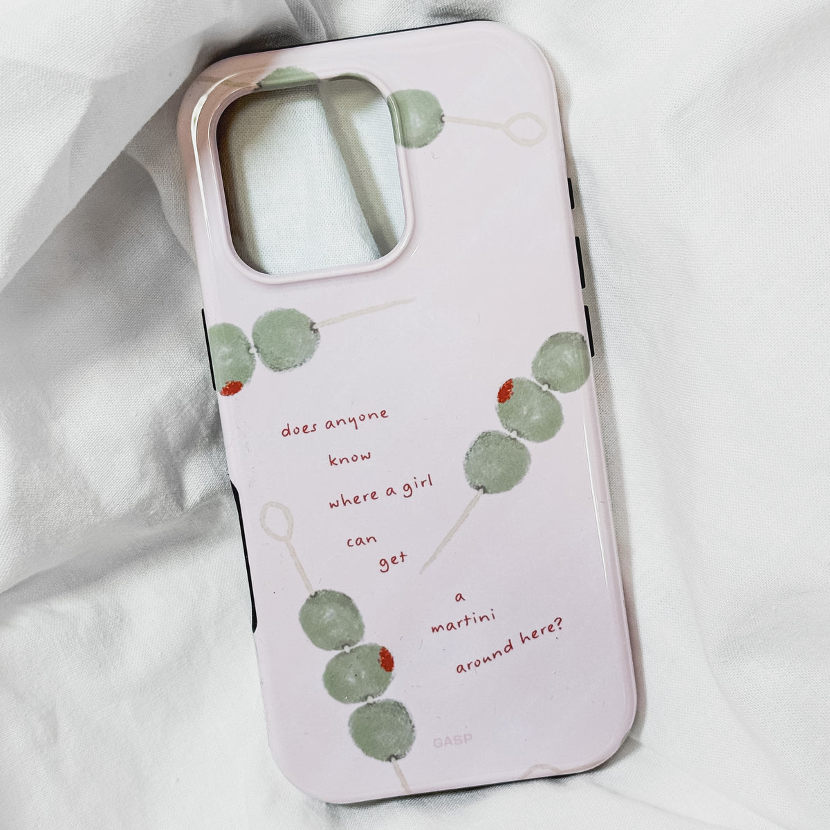 Girls Want Martinis iPhone Case