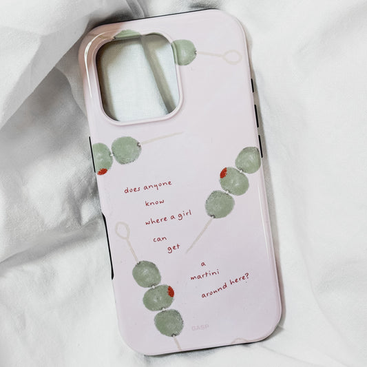 Girls Want Martinis iPhone Case