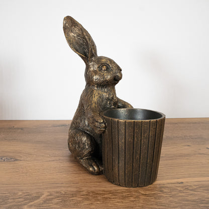 Antique Basket Bunny