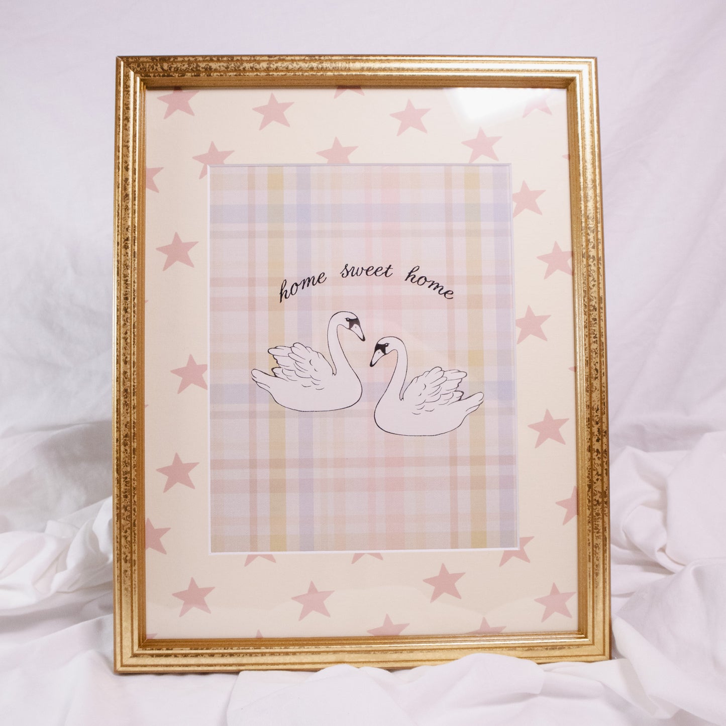 Pink Stars Photo Mat