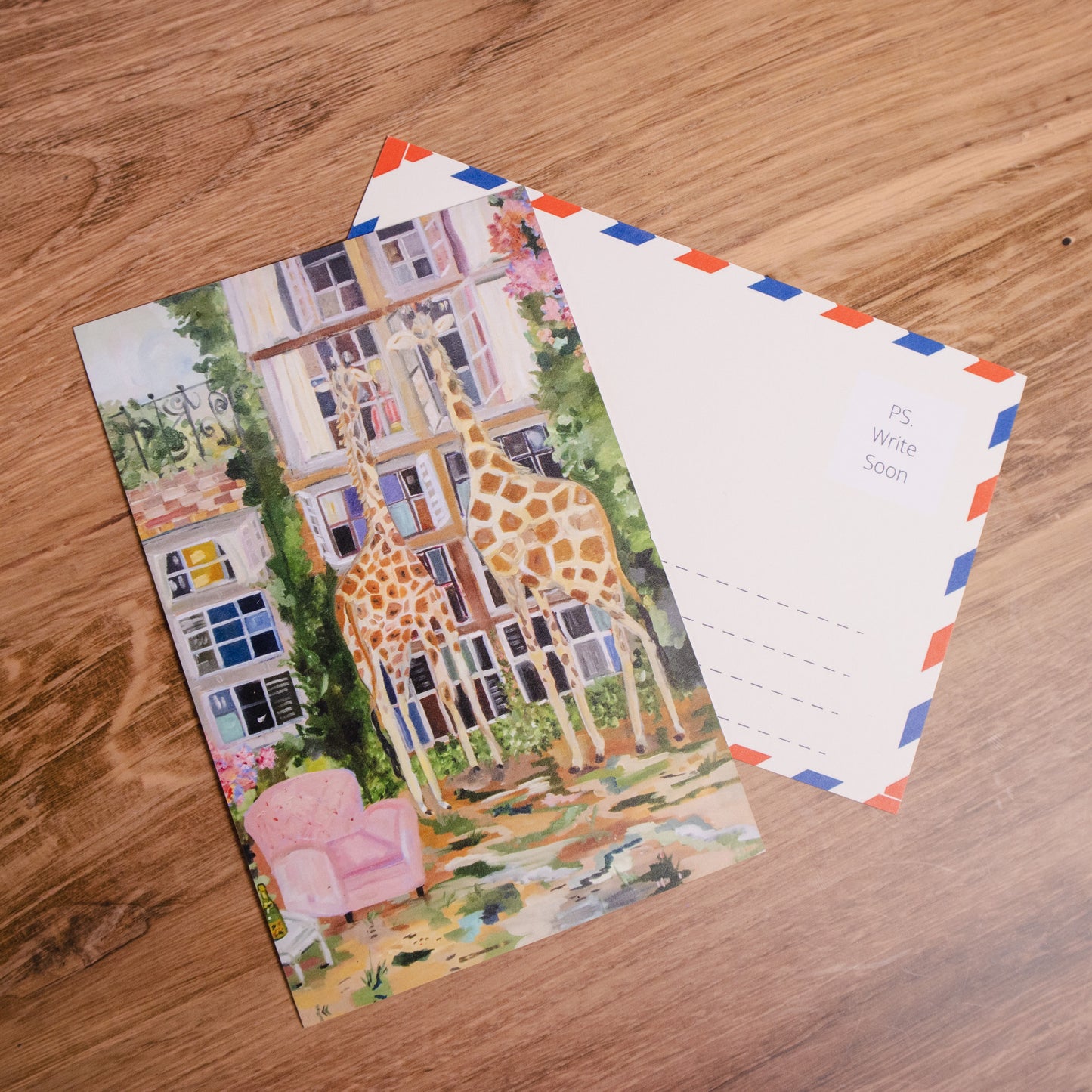 Giraffe Postcard