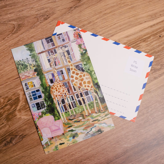 Giraffe Postcard