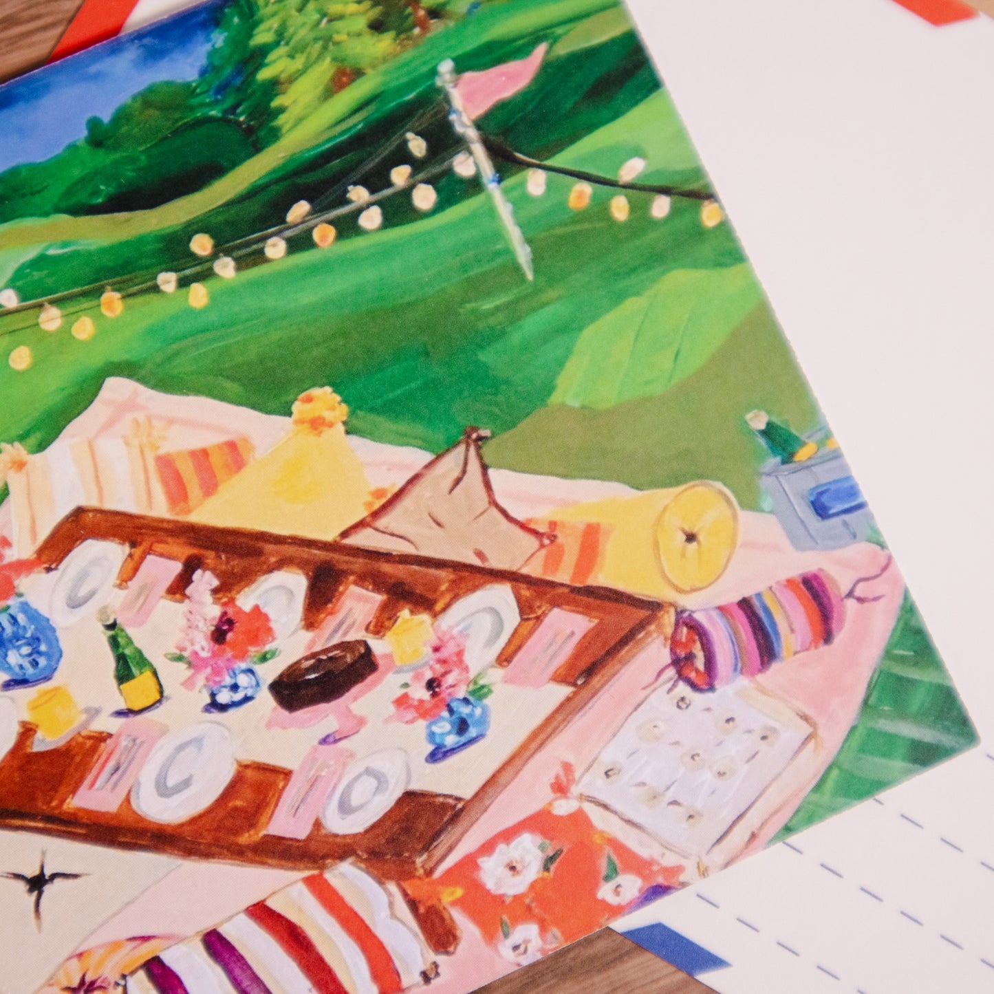 Moonlight Picnic Postcard
