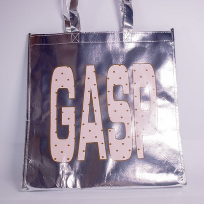 Gasp Birthday Metallic Tote