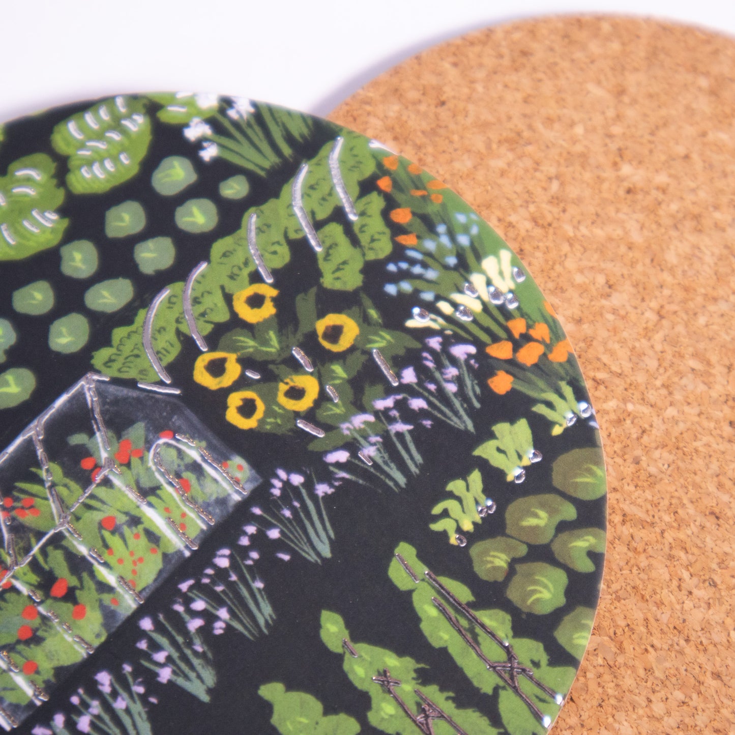 Greenhouse Cork Coaster