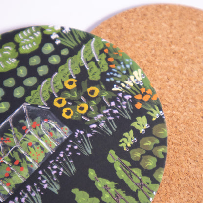 Greenhouse Cork Coaster