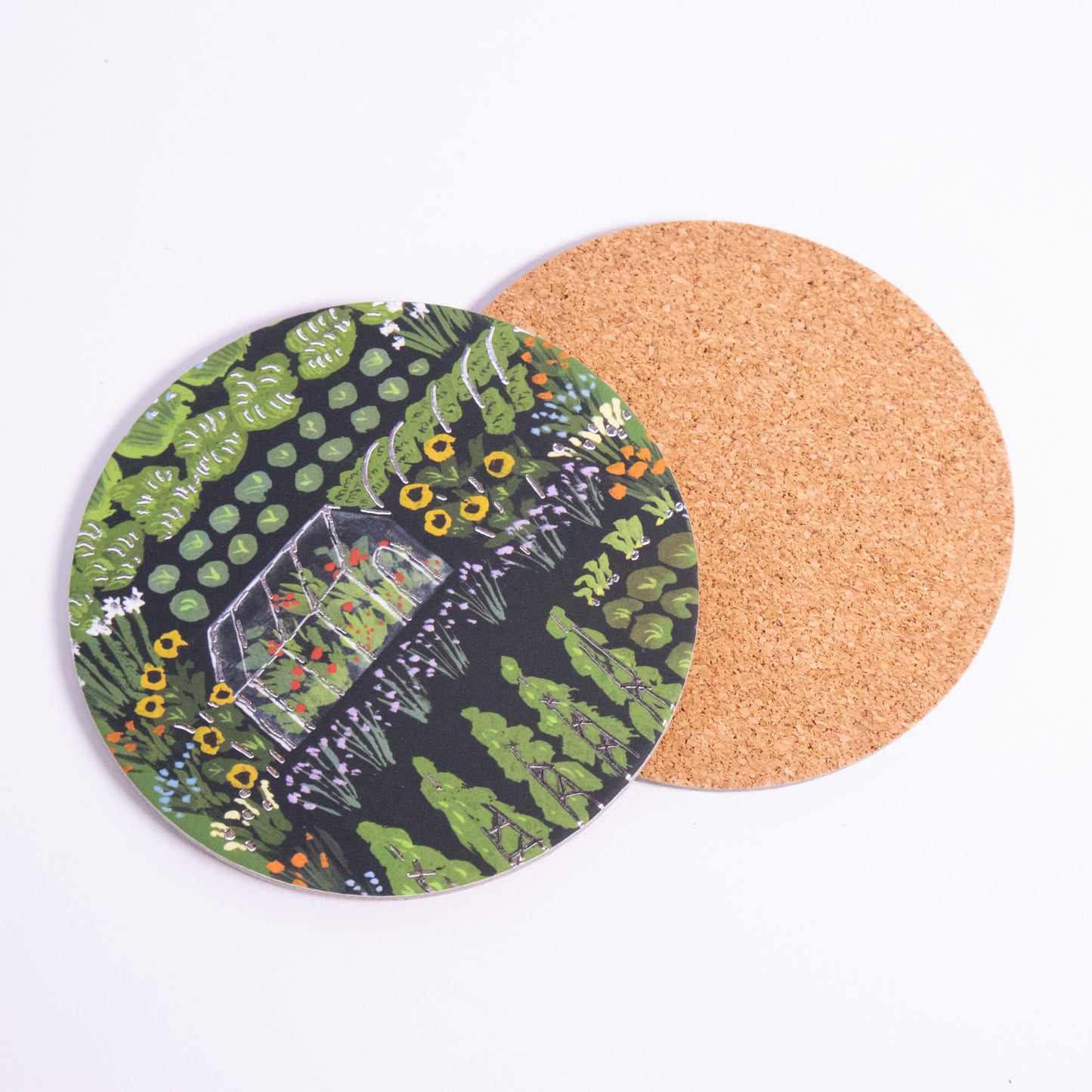 Greenhouse Cork Coaster