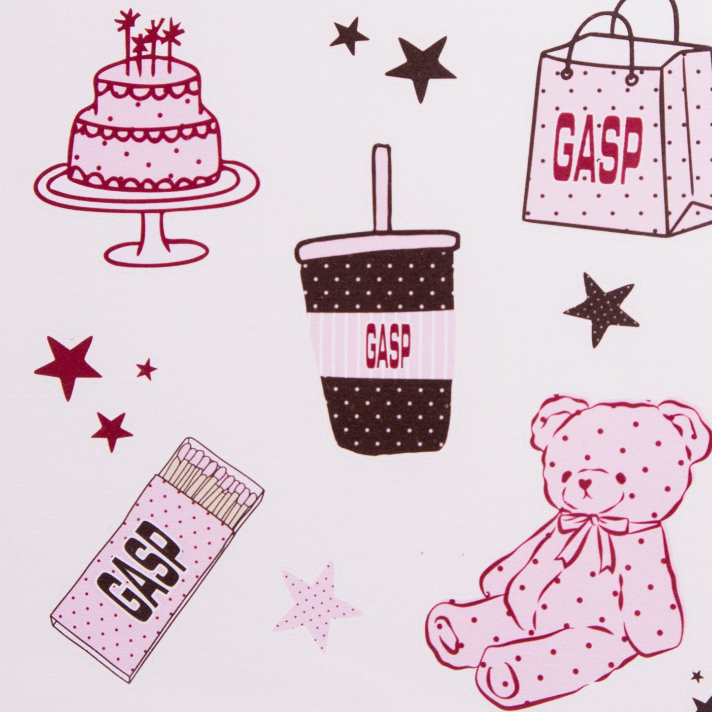 Gasp Birthday Sticker Sheet