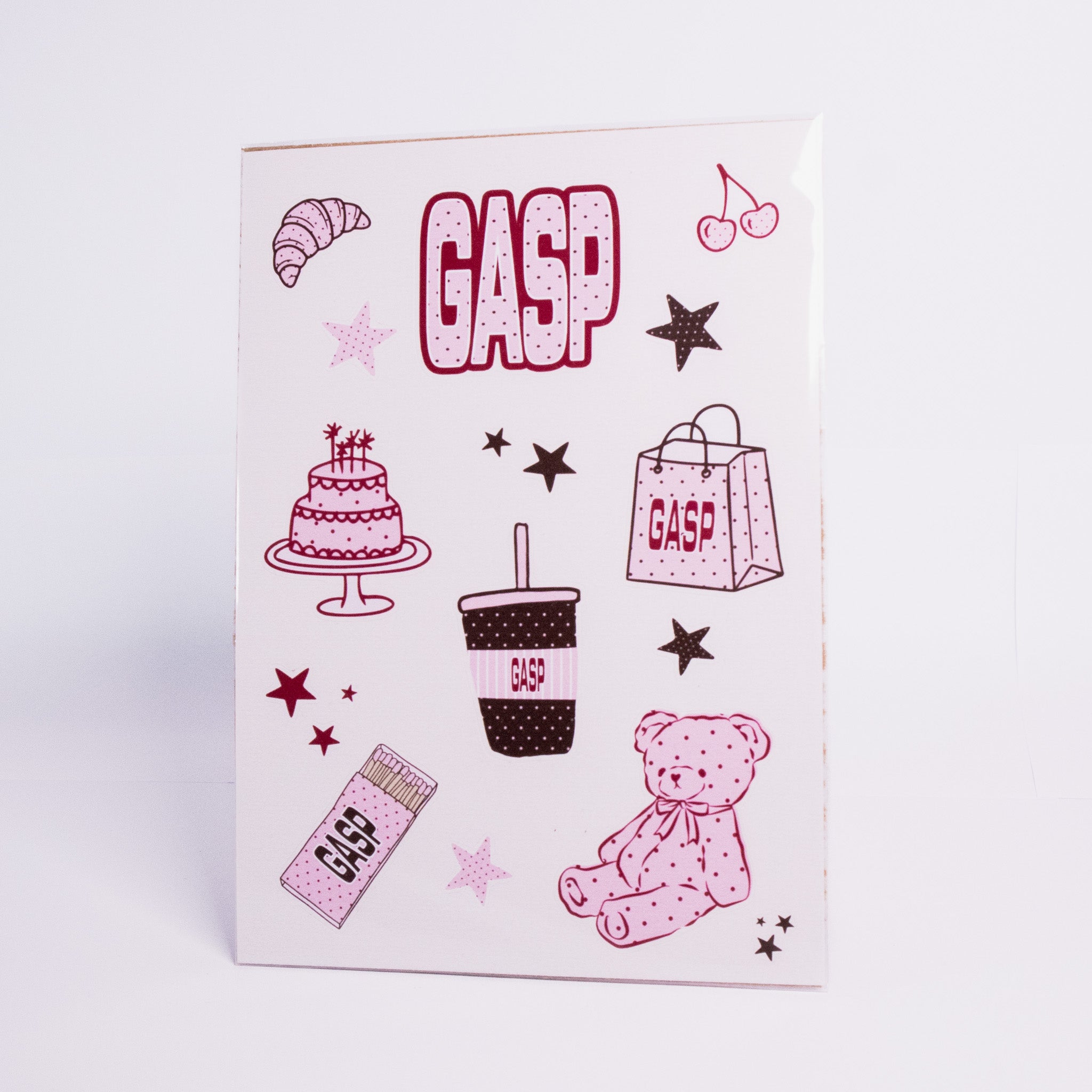 Gasp Birthday Sticker Sheet