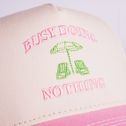 Busy Doing Nothing Trucker Hat
