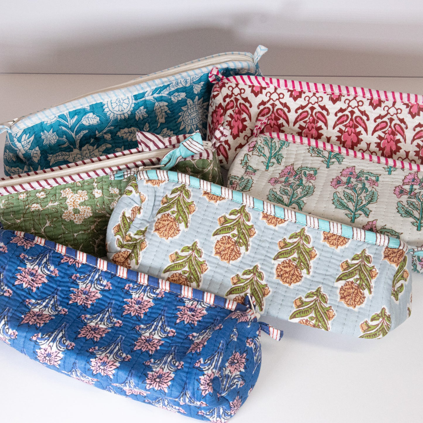 Block Print Pencil Pouch