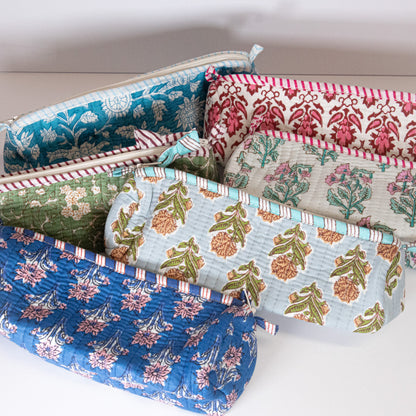 Block Print Pencil Pouch