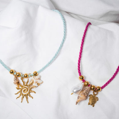 Summer Rope Charm Necklace