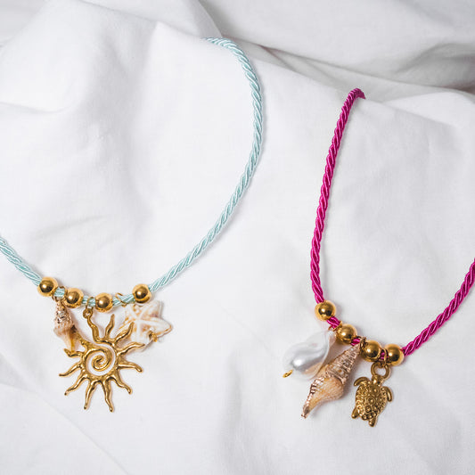 Summer Rope Charm Necklace