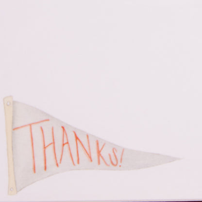 Thanks Flag Tiny Notes