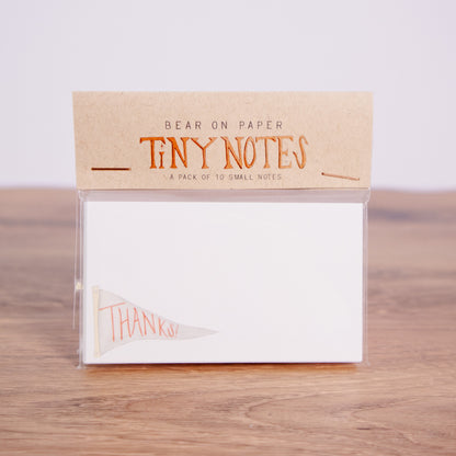 Thanks Flag Tiny Notes