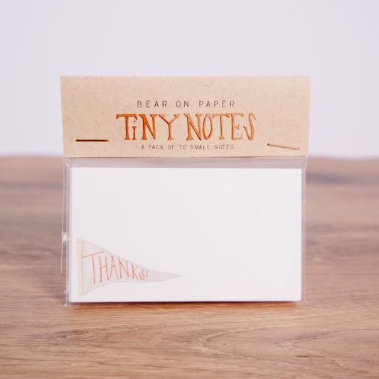 Thanks Flag Tiny Notes