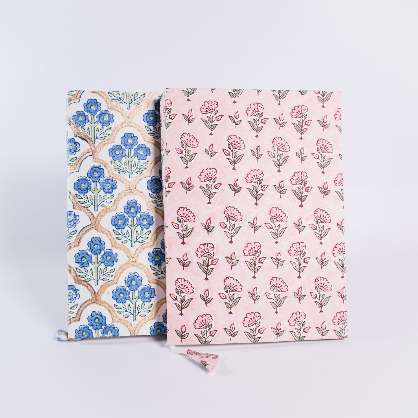 Block Floral Lined Notebook