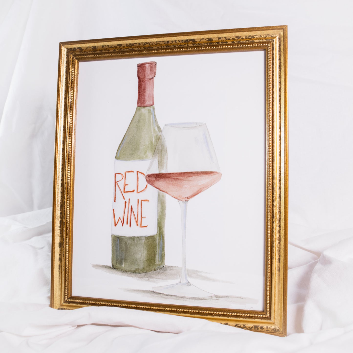 Red Wine Wall Art Print