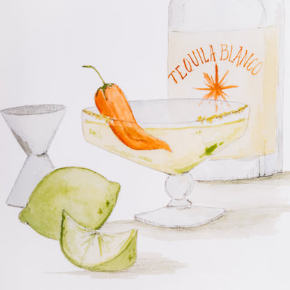 Spicy Marg Bar Wall Art Print