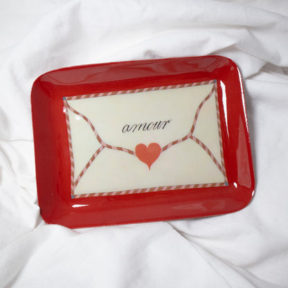 Love Letter Enamel Tray