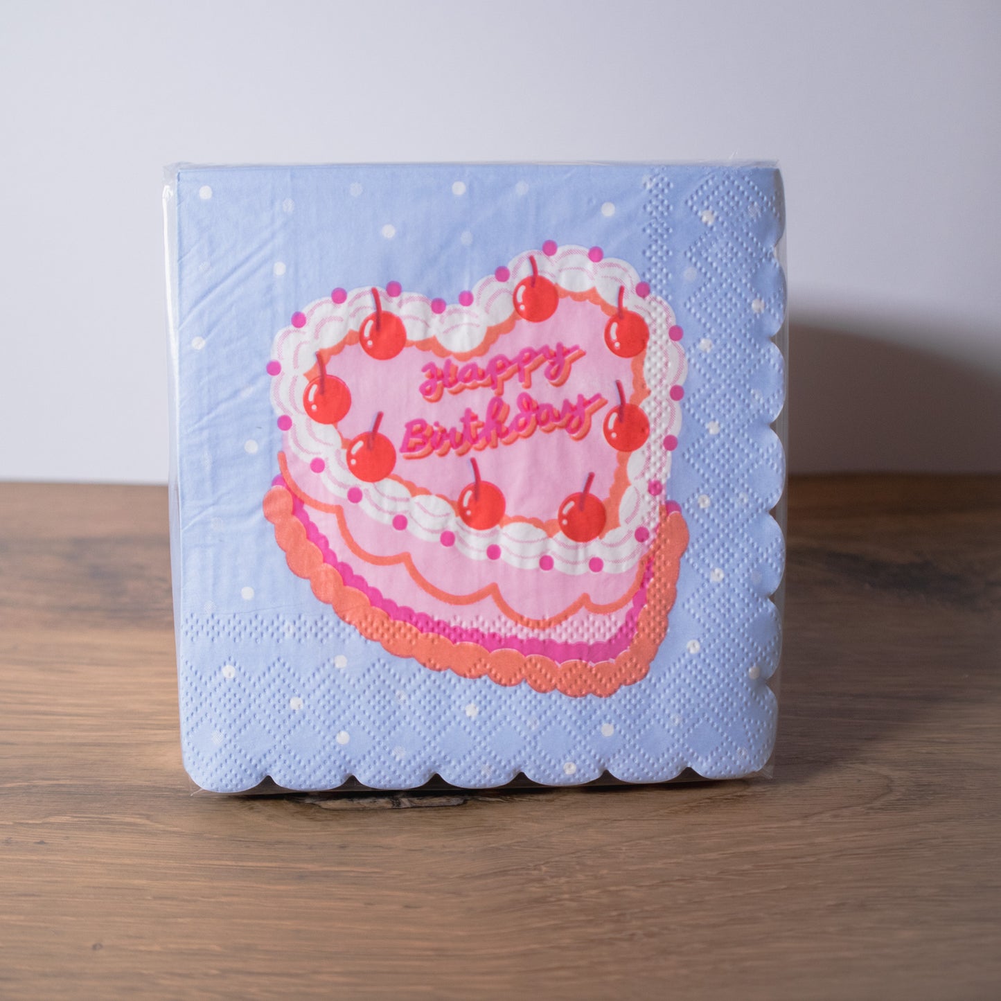 Heart Cake Birthday Napkins